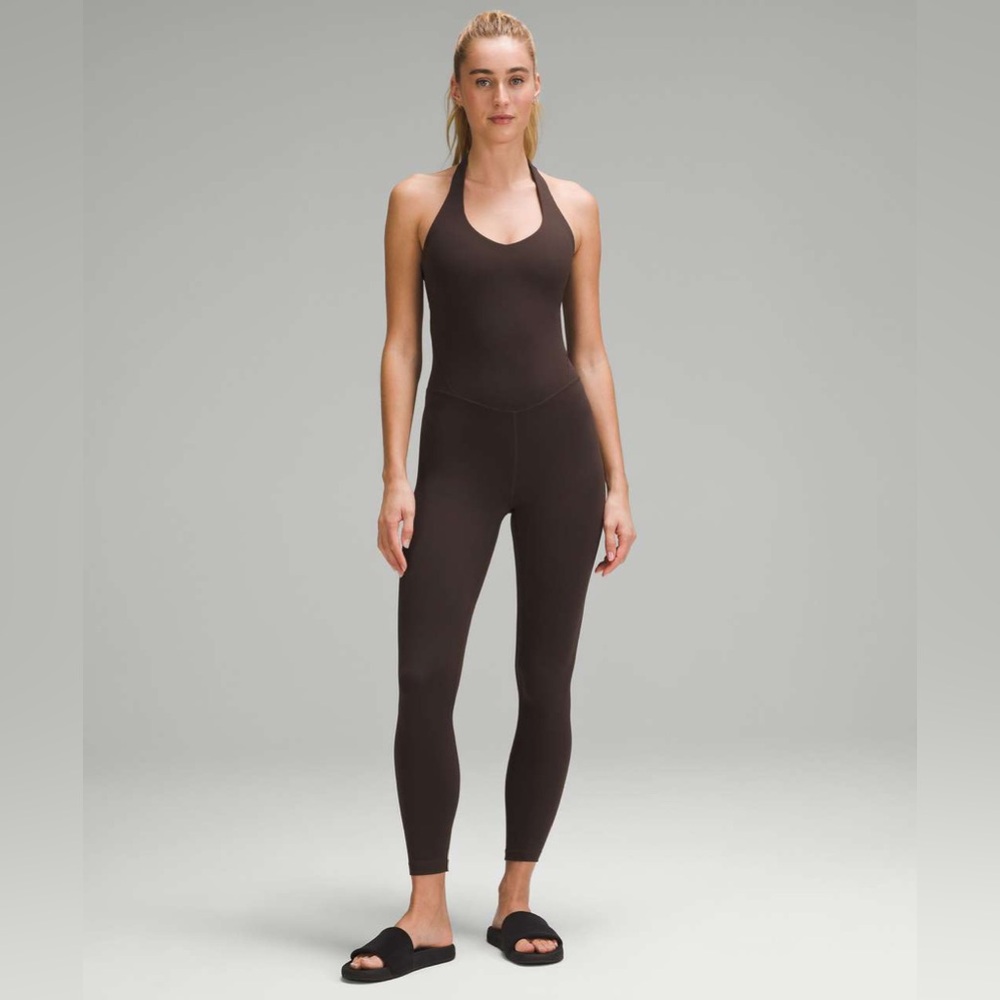 Lululemon Halter Jumpsuit in Espresso